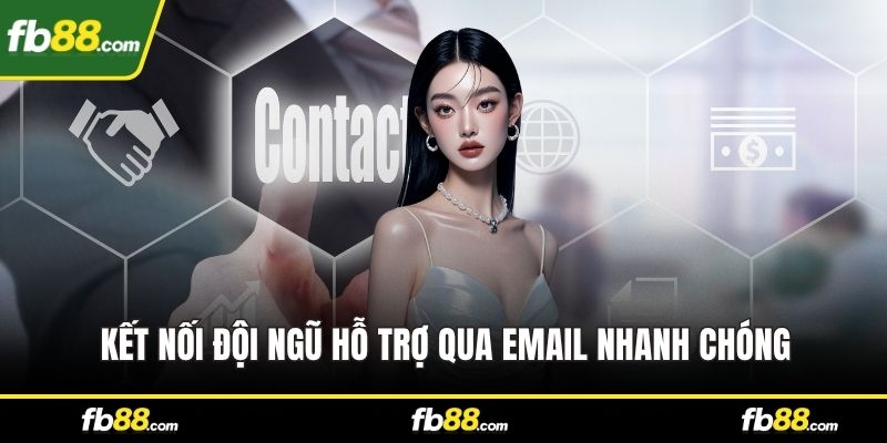 Kết nối đội ngũ hỗ trợ qua email nhanh chóng
