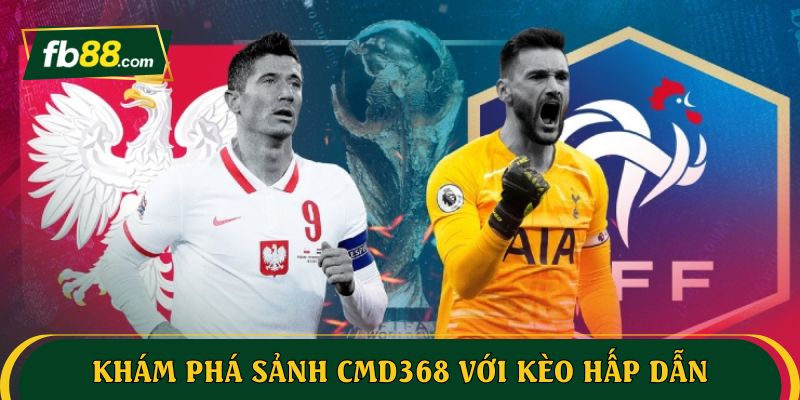 Khám phá sảnh CMD 368 với kèo hấp dẫn